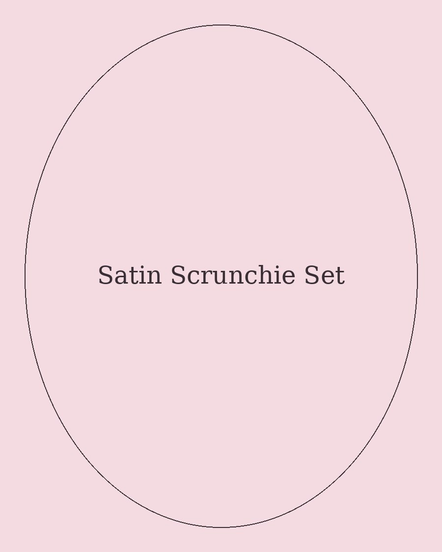 Satin Scrunchie Set